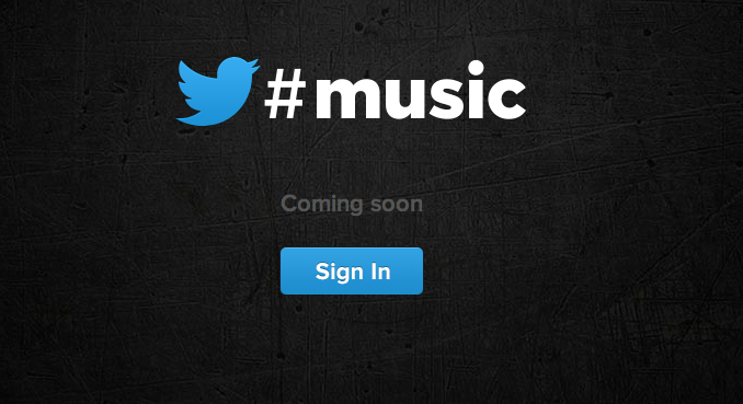 Så här ser music.twitter.com ut just nu.